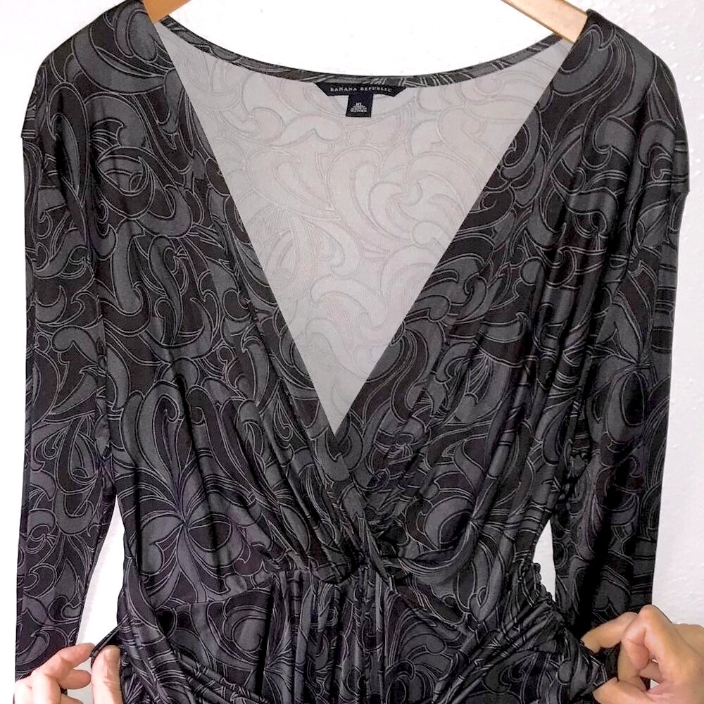 Banana Republic Faux Wrap Dress XL